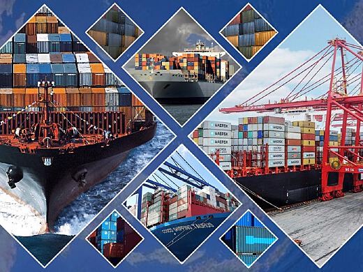 海運物流行業海報